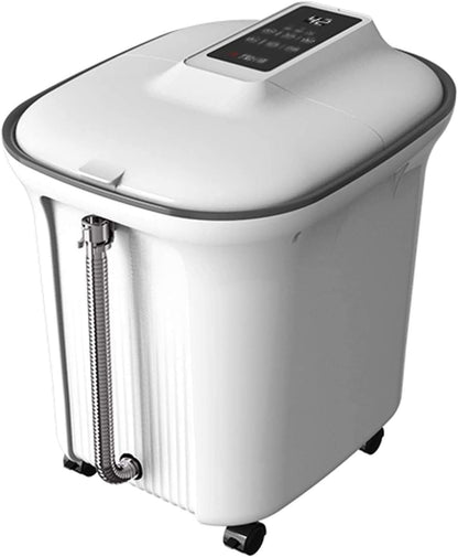 Lsrwhnyy Heated Foot Spa Bath Massager with Massage Rollers & Temperature Control