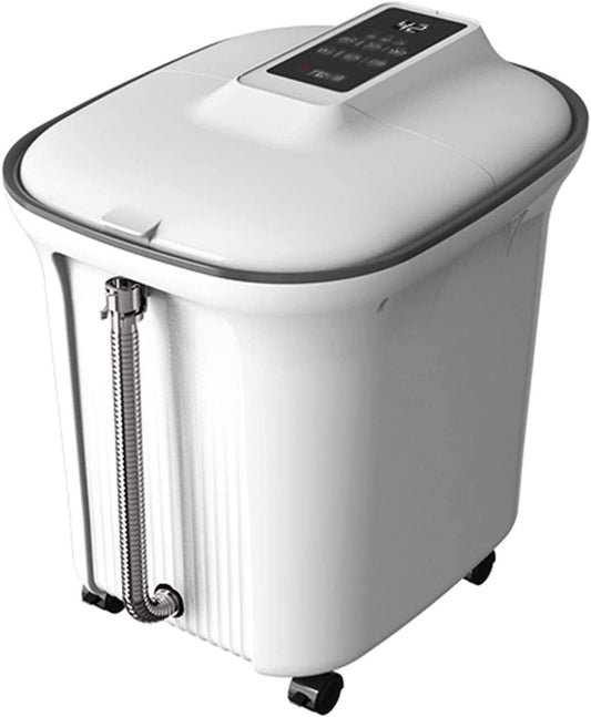 Lsrwhnyy Heated Foot Spa Bath Massager with Massage Rollers & Temperature Control
