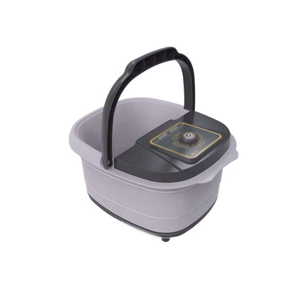 MENGKK Electric Foot Spa Bath Massager with Heat, Vibration & Oxygen Bubble Massage