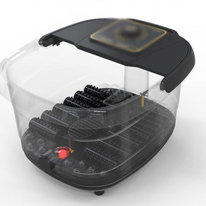 MENGKK Electric Foot Spa Bath Massager with Heat, Vibration & Oxygen Bubble Massage