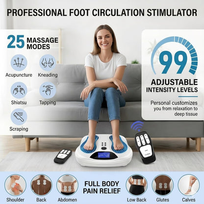 EIGOTDYH EMS Foot Massager for Neuropathy, Circulation & Plantar Fasciitis Relief