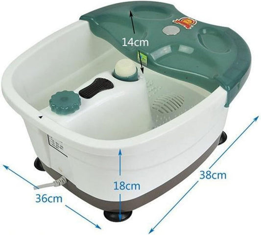 Electric Foot Spa Bath Massager with Heated Tub, Rollers & Touch Control for Relaxation