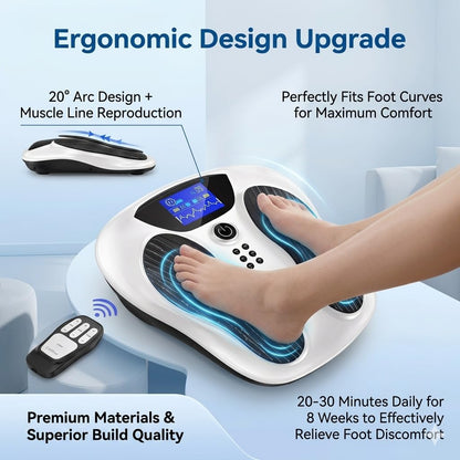 EIGOTDYH EMS Foot Massager for Neuropathy, Circulation & Plantar Fasciitis Relief
